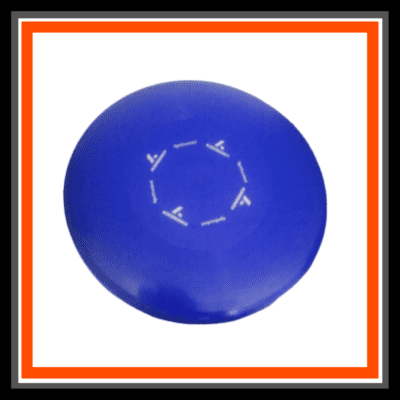 Blue Frisbee With White Acrobranch Logo Image