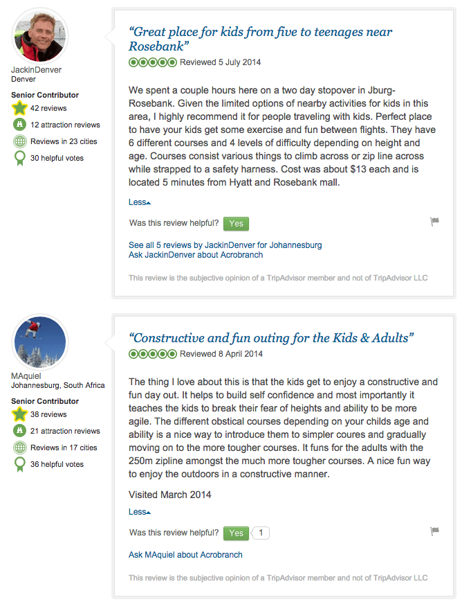 tripadvisor reviews